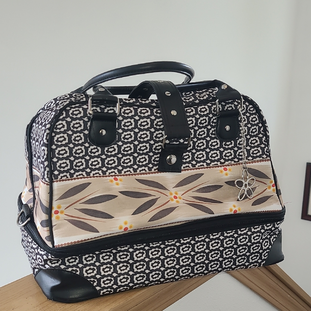 Temptations Black and Cream Patterned Food Storage Bag